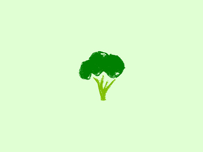 + textured broccoli icon