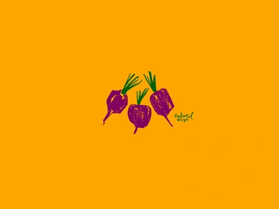 BeetRoots symbol app beet beetroot beetroots drawing emblem hand drawn healthy eating icon icons illustration logo mobile naive restaurant root sign style symbol vegan