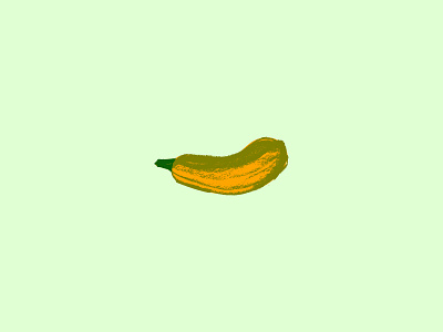 Yellow zucchini symbol
