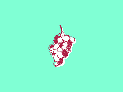 Grape icon branch design doodle drawing grape grapevine hand drawn icon icons illustration logo red wine sign symbol vineyard white white wine wine winery wines