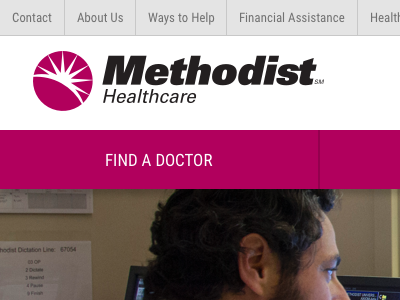 Methodist Healthcare Website