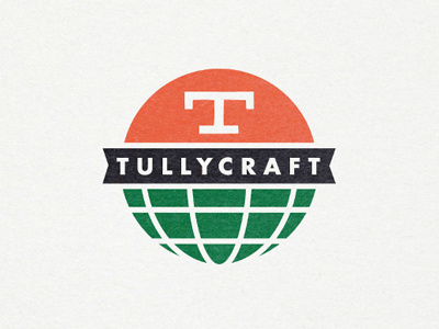 Tullycraft Globe Logo logo