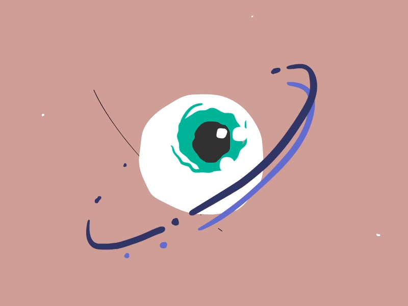 Eyetom animate animate cc atom ccccccc cel cel animation celanimation eye eyeball frame by frame trippy weird