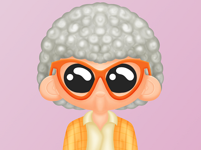 Granny 3d big eyes binance bitcoin bnb cartoon character collectible crypto wallet cryptocurrency cute cute character grandma granny illustration nft nfts