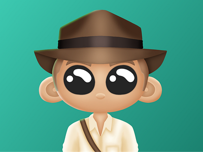 Indiana Jones 3d character bitcoin bnb cartoon character collectible crypto wallet cryptocurrency cute characters illustration indiana jones nft nft artost