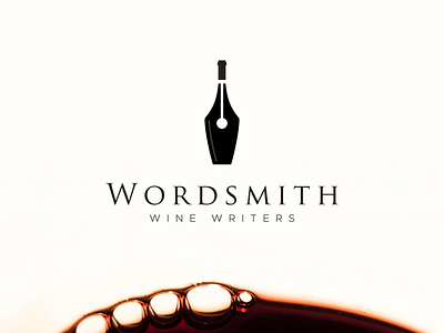 Wordsmiths Winewriters branding creativelogo design graphic design illustration logo minimalistlogo modernlogo vector