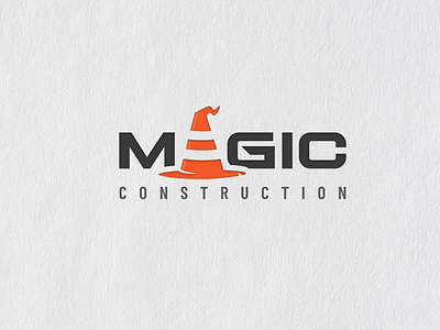 Magic construction Logo branding design graphic design illustration logo vector