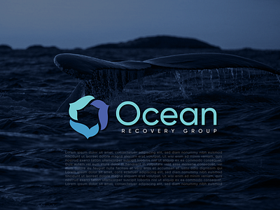 Ocean Recovery Group branding design graphic design illustration logo modernlogo vector