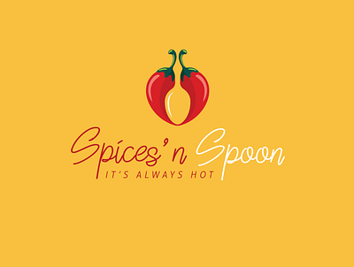 Spices'n spoon Logo branding design graphic design illustration logo modernlogo vector