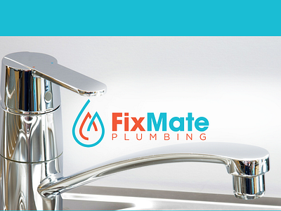 FixMate Plumbing Logo