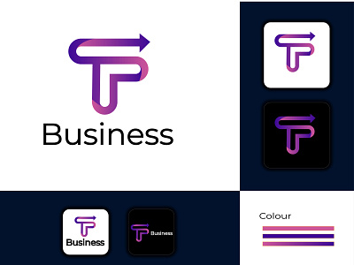 TB abstract letter logo design