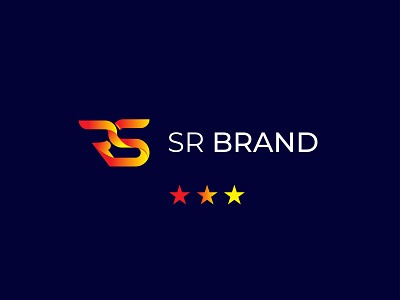 SR abstract 3d letter Logo Design