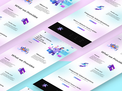 Astra studio - Website Home page design figma graphic design uiux web interface design website