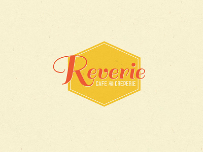 Reverie V1 branding cafe creperie french identity logo parisian restauraunt