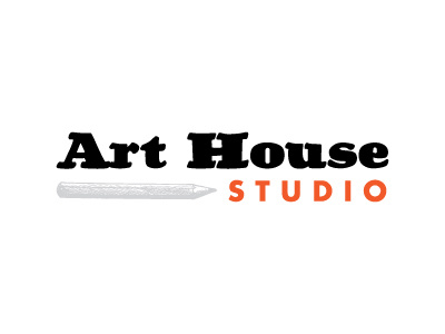 Art House Studios—Take II art branding house identity logo pencil studio typography