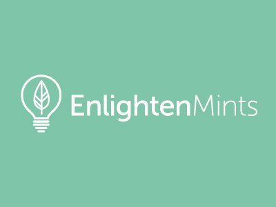 EnlightenMints brand design icon identity logo logomark mints product wordmark