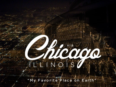 Via Chicago chicago cities cubs favorite place illinois playoffs rebound typography wilco