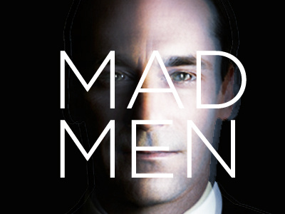 MAD MEN design mad men new york tv show typography