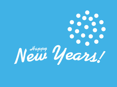 2013 holidays icon new years nye script typography