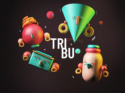 TRIBU 01 3d c4d character design design digital illustration graphic design illustration logo ui
