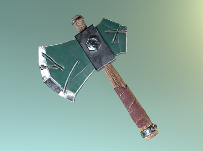 3D Stylized Axe 3d axe gameart graphic design props stylized