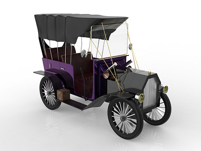 1920 vintage car | Game asset