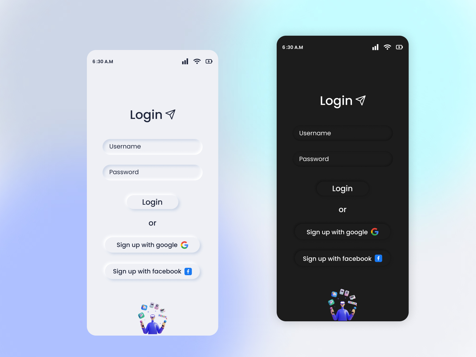 Neumorphism by Yeshwanth M.S on Dribbble