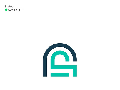 AS logo Design, A and S letters linked concept