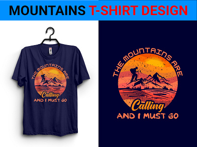 Mountains T-Shirt Design