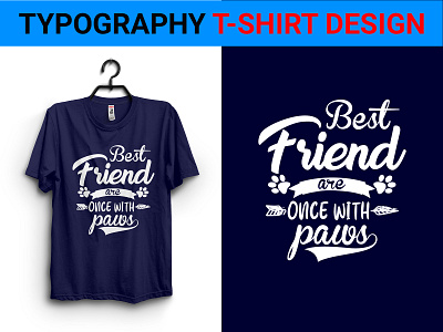 Typography T-Shirt Design best friend best friend t shirt design branding graphic design logo retro shirt design sichonnu t shirt design type typography typography t shirt vector vintage