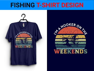 Fishing T-Shirt Design branding design fathers and son fish fishing fishing partners fishing t shirt design graphic design illustration retro shirt design sichonnu t shirt design vector vintage