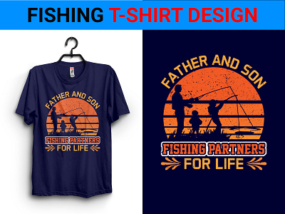 Fishing T-Shirt Design branding design fish fishing fishing t shirt design graphic design retro shirt design sichonnu t shirt design type typography typography t shirt design vector vintage