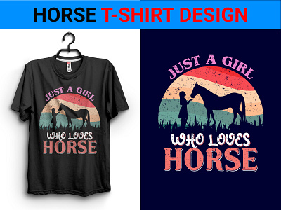 Horse T-Shirt Design animal t shirt design branding design graphic design horse horse silhouette horse t shirt design logo retro shirt design sichonnu silhouette t shirt design vector vintage