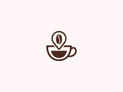 Coffee Point Logo Design branding business cafe cafeteria cappuccino coffee cup design gps graphic design location logo logo design map point restaurant vector