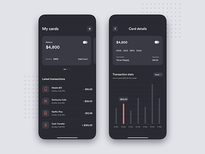 Personal Finance - App Concept