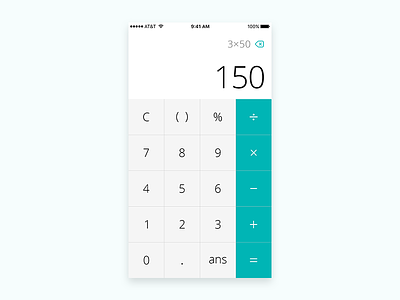 Calculator - Daily UI challenge #004