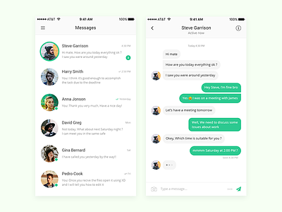 Direct messaging - Daily UI challenge #013