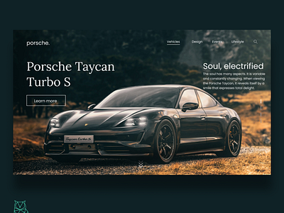 Porsche Website UI Design Concept