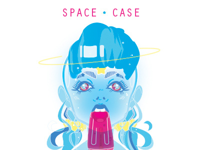 Space Case ebone grayson illustration illustrator popsicle space case summer vector wip