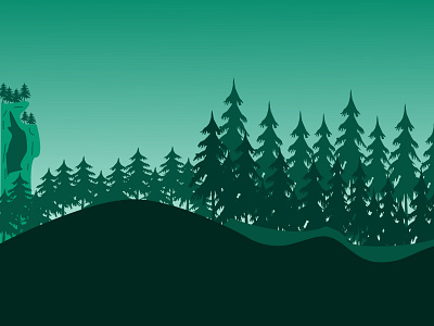 Forest design graphic design illustration vector
