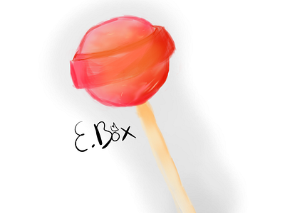 Lollipop amateur art candy graphic art illustration simple sweet