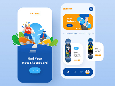 Skateboard Shop App