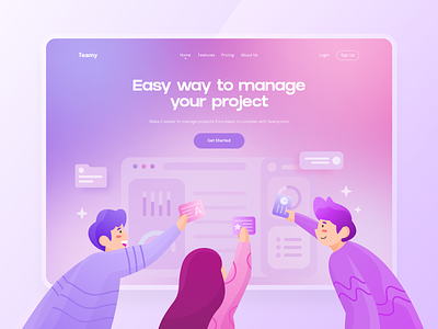 Project Management Landing Page