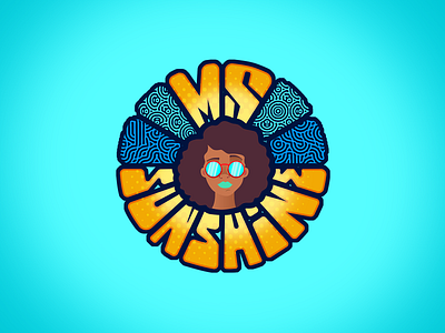 Ms Sunshine graphic design illustration