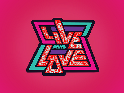 live and love branding design graphic design illustration typography vector