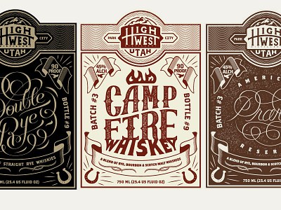 High West Whiskey Labels