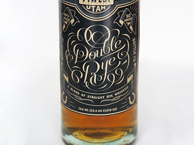 High West Rebrand 1 alcohol bottle branding handlettering label design type typography vintage western whiskey