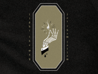 3 of 6 match fire hand grain texture skeleton illustration
