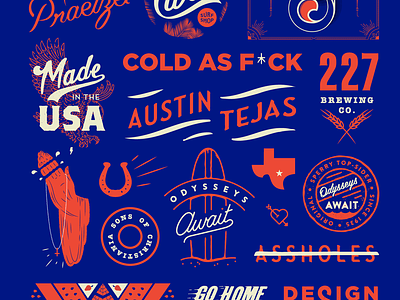 New Site collage illustration portfolio typography website
