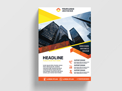 Modern Brochure Design brochure design business brochure business cover corporate flyer graphic design modern